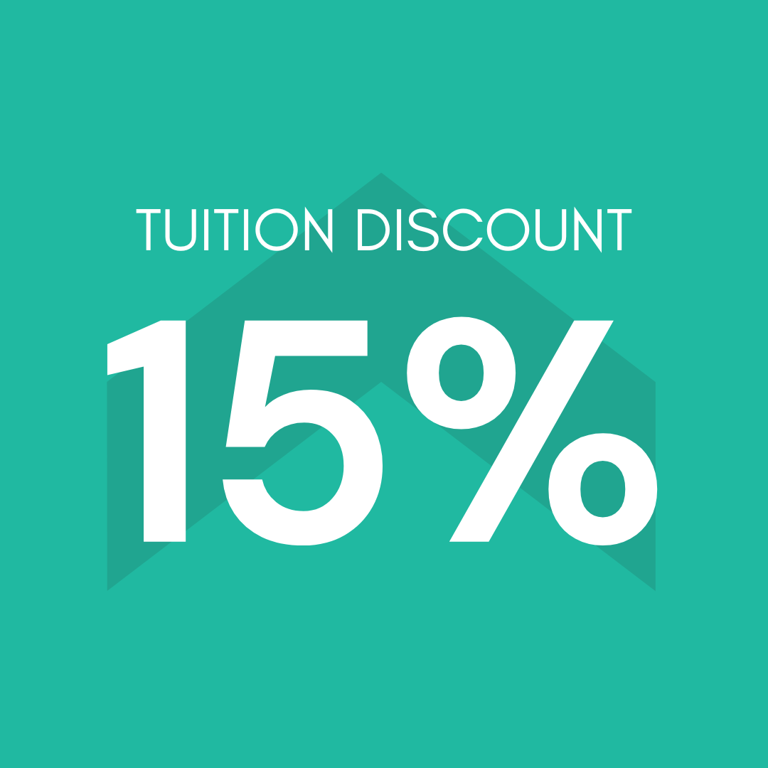 tuition discount 15
